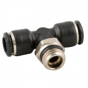 Фитинг-адаптер Aignep 5521100004, цанговый поворотный Т-образный под трубку Ø6 с наружной резьбой G1/8" Фитинг-адаптер Aignep 5521100004, цанговый поворотный Т-образный под трубку Ø6 с наружной резьбой G1/8"