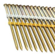 Гвоздь реечный 21 градус 2.8/50 ершеный светлый (R) (BRT) / 6000шт Гвоздь реечный 21 градус 2.8/50 ершеный светлый (R) (BRT) / 6000шт