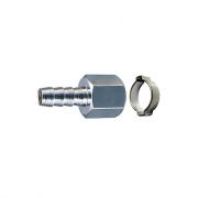 Переходник 1/4"F - елочка 8 мм (обжимное кольцо 11х13 мм) Fubag 180251 Переходник 1/4"F - елочка 8 мм (обжимное кольцо 11х13 мм) Fubag 180251