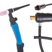 Горелка сварочная TIG WGT-26V (4м, 250А, разъем 35-50, вентиль) SOLARIS (WGT-26V450) Горелка сварочная TIG WGT-26V (4м, 250А, разъем 35-50, вентиль) SOLARIS (WGT-26V450)