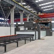 Автоматическая дробеструйная линия HRS-BCA1500 (очистки, грунтования, сушки)