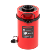 Домкрат гидравлический с полым штоком, однополостной 60 т, ход 100 м [HRH-CY06060100]