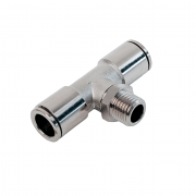 Фитинг‑тройник латунный NBPT NPBT 06‑M6*1 (нар. резьба M6*1)