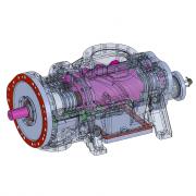 Винтовой компрессор для сжатия и транспортировки ПНГ ЗИФ АРМ‑ВГА‑12/6 