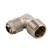 Фитинг‑адаптер Aignep угловой под трубку Ø6/4, нар. конич. резьба R1/4" (10шт)