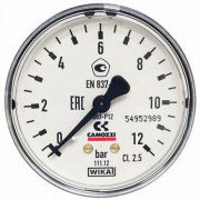 Манометр D62 осевой 12 бар Camozzi M063‑P12