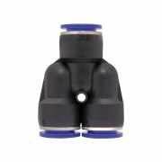 Фитинг соединитель пластиковый Y‑образный БелАК 6 мм (PUY6) [БАК.90356] 