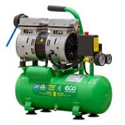 Компрессор ECO AE‑10‑OF1 (120 л/мин, 8 атм, коаксиальный, безмасляный, ресив. 10 л, 220 В, 0,7 кВт)