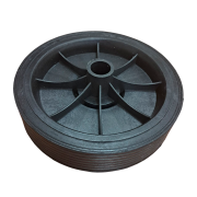 Колесо (обрезиненное 142х33 мм, под болт d=16мм) для Fubag FС 230/50/, DС 320/50