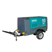 Винтовой дизельный компрессор Master Blast MB‑185D‑7+AC с осушителем, на шасси