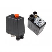 Прессостат одноходовой для компрессора ECO (Резьба ‑ 1/4" ‑ 1шт, Давление ВКЛ ‑ 6 бар, Давление ОТКЛ ‑ 8 бар) (AES‑114P)