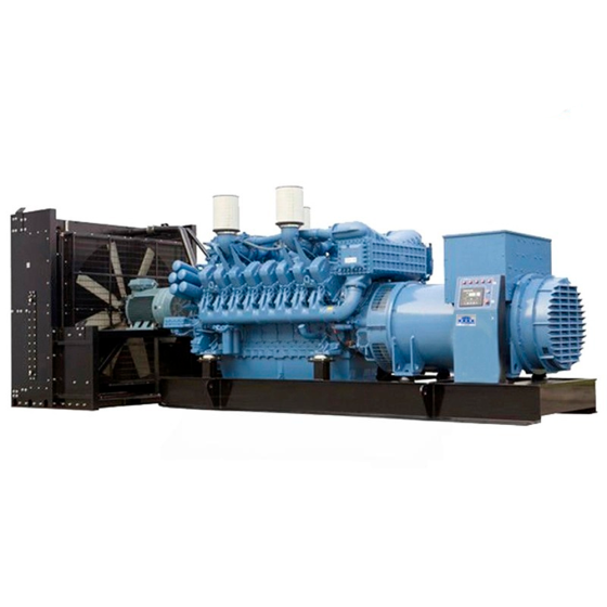 Дизельный генератор Азимут АД-2000С-Т400-2РМ27 (2000 кВт, открытое исполнение, двигатель MTU, автозапуск)