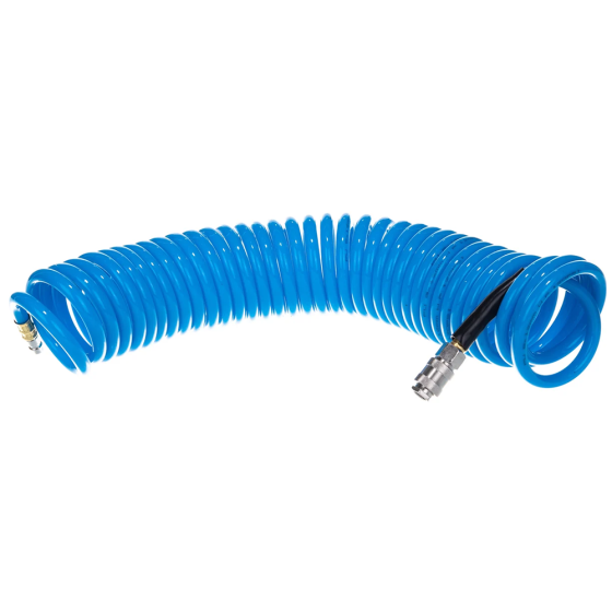 Шланг спиральный с фитингами, 8х12мм, 10м, полиуретановый FUBAG [170305]
