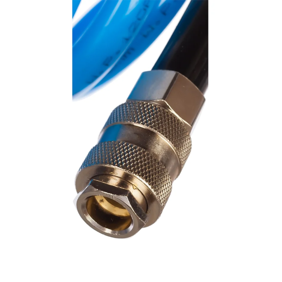 Шланг спиральный с фитингами, 8х12мм, 10м, полиуретановый FUBAG [170305]