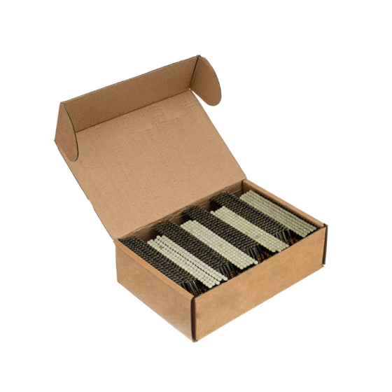 Реечные гвозди 21 градус 4.2x145 мм гладкие / 1250шт // Mainpack