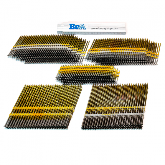 Реечные гвозди R20 38X120 BK / 1500 шт // BeA 