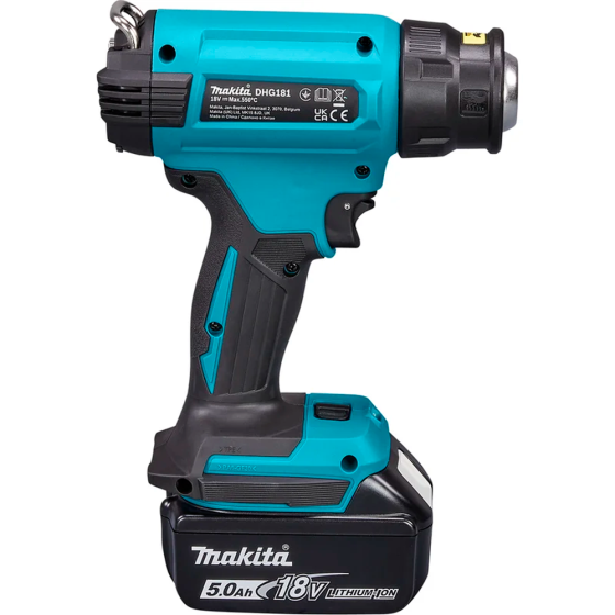 Аккумуляторный строительный фен Makita DHG181RT1J