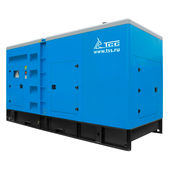 Дизельный генератор ТСС АД-300С-Т400-1РКМ17 в шумозащитном кожухе