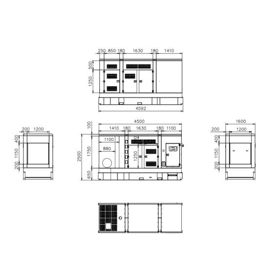 Дизельный генератор ТСС АД-310С-Т400-1РКМ15 в шумозащитном кожухе (PMG)
