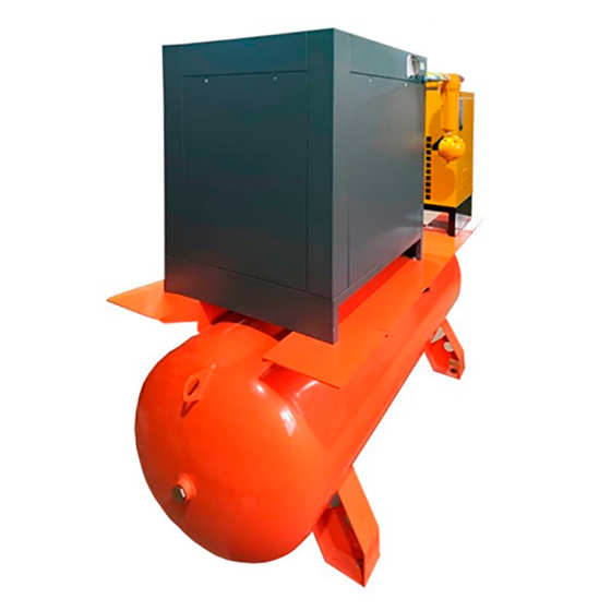 Компрессор винтовой Атом А4ЕО-500 (8 бар, 550 л/мин, 4 кВт, 500л, IP23, осушитель+фильтр+конд-ик)