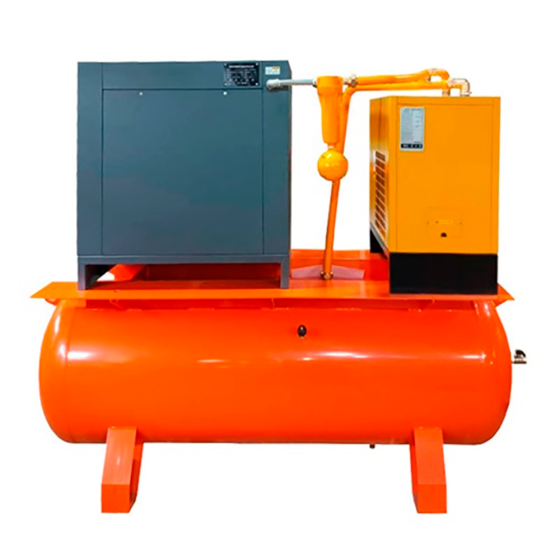 Компрессор винтовой Атом А4Е-500 (8 бар, 550 л/мин, 4 кВт, 500л, IP23)