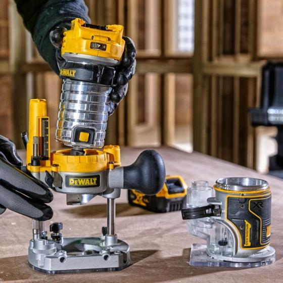 Аккумуляторный комбинированный фрезер DEWALT DCW604N