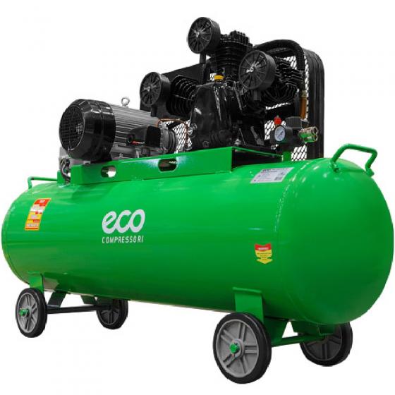 Компрессор ECO AE-2005-2 (580 л/мин, 8 атм, ременной, масляный, ресив. 200 л, 380 В, 3.00 кВт)