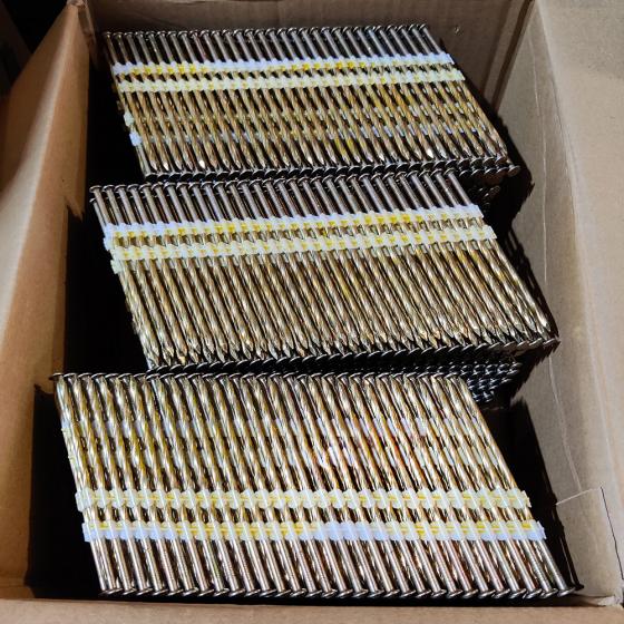 Реечные гвозди R20 38X120 BK SCHRAUB винтовые / 1500 шт // BeA 