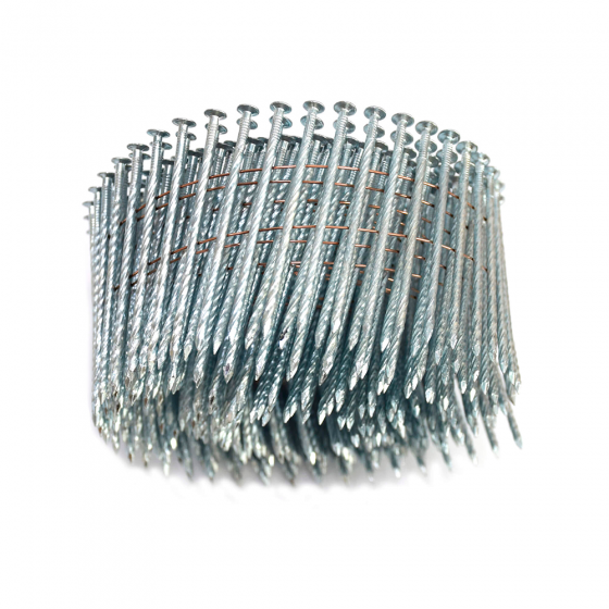 Гвозди барабанные CNW 25/70 SCH винтовые оцинкованные / 7200шт // For-Est