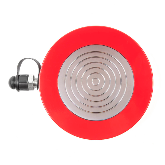 Домкрат гидравлический, однополостной, ультратонкий 100 т, 15 мм [HRH-CY0200015]