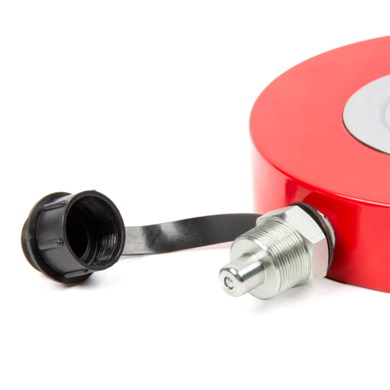 Домкрат гидравлический, однополостной, ультратонкий 100 т, 15 мм [HRH-CY0200015]