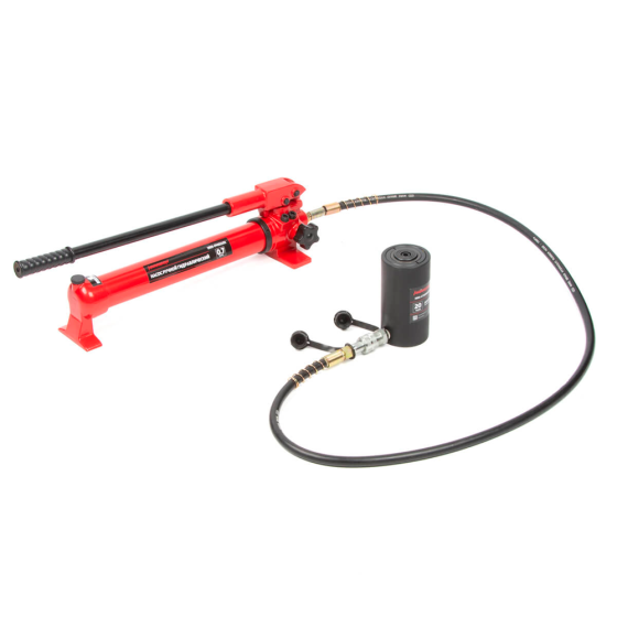 Домкрат гидравлический, однополостной, алюминиевый 20 т, ход 50 мм [HRH-CY0200016]