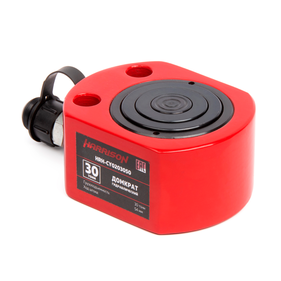 Домкрат гидравлический, телескопический, однополостной 30 т, ход 54 мм [HRH-CY0203050]