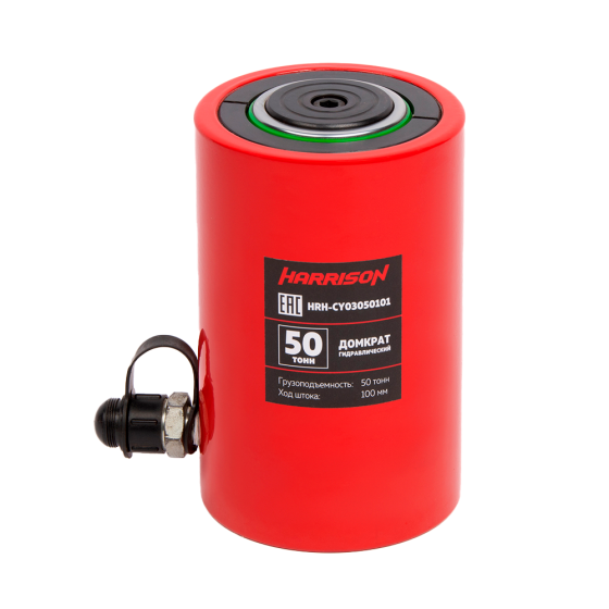 Домкрат гидравлический, однополостной 50 т, ход 100 мм [HRH-CY03050101]