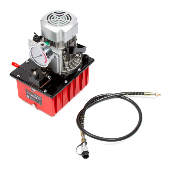 Насосная станция гидравлическая с электроприводом,1 выход, 0,75 кВт, 700 бар, 8 л [HRH-PE01070702]