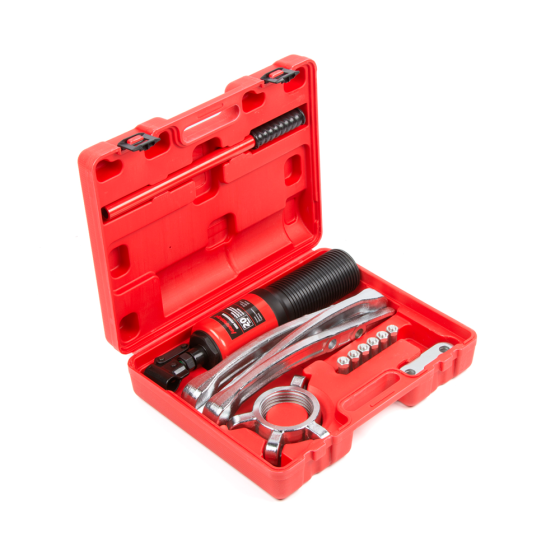 Съёмник гидравлический со встроенным насосом, 20 т, Ø захвата 100-350 мм, глубина 205 мм [HRH-PU0220350]