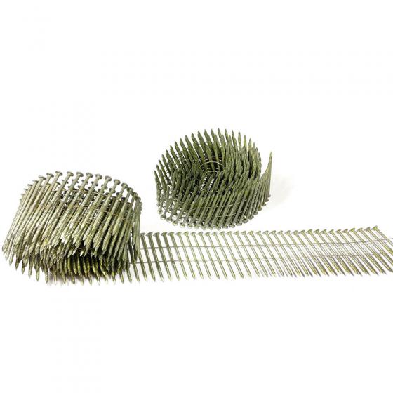 Гвозди барабанные BDC 34х90 BK RING ершеные / 3240шт //  BeARUS