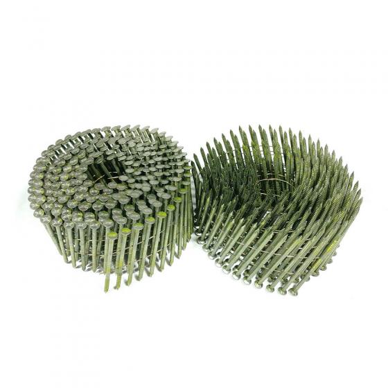 Гвозди барабанные BDC 34х90 BK RING ершеные / 3240шт //  BeARUS