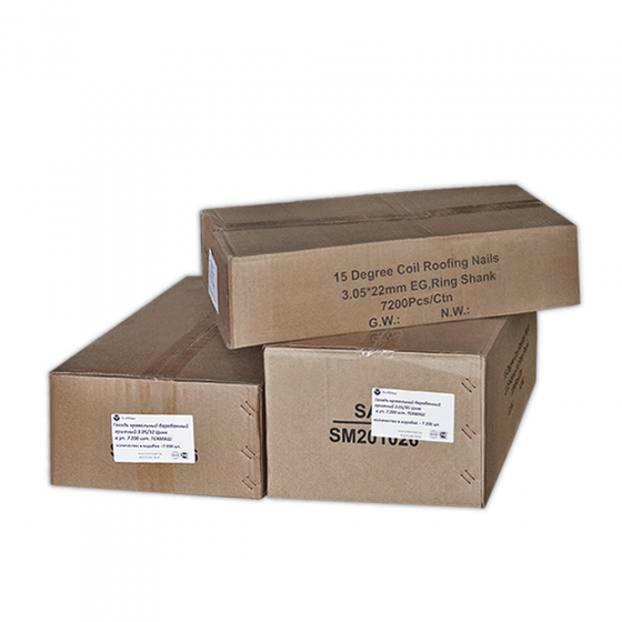 Кровельные гвозди CRN 3.05/22 ершеные оцинкованные / 3600шт // FixPistols