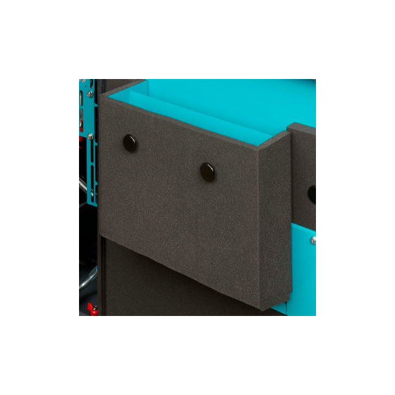 Винтовой дизельный компрессор Master Blast MB-185B-7+AC с осушителем, на раме