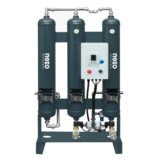 Адсорбционный осушитель OZEN ODD+CT-2 холодной регенерации, встроенная угольная колонна