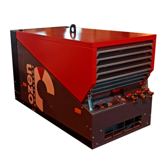 Дизельный винтовой компрессор OZEN OPC 5000 (7 бар, 37 кВт, 5000 л/мин, без шасси)