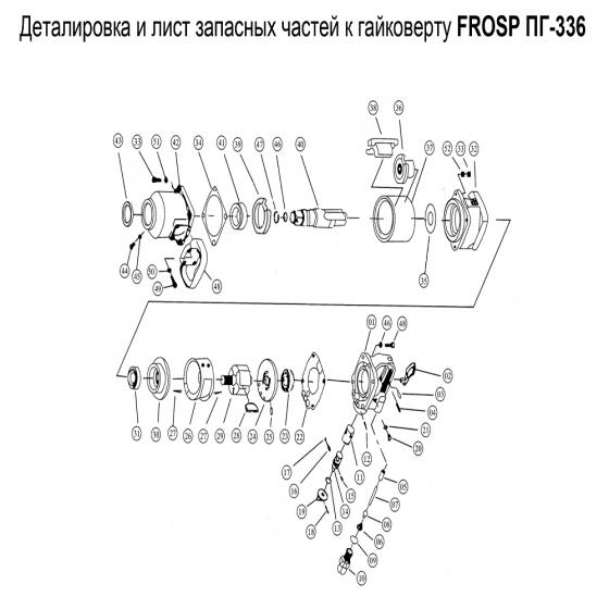 Штифт (№7) для гайковерта FROSP ПГ-336