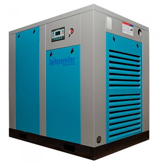 Винтовой двухступенчатый компрессор Spitzenreiter S-EKO 120DFPII - 12 бар с ПЧ и перманентным двигателем