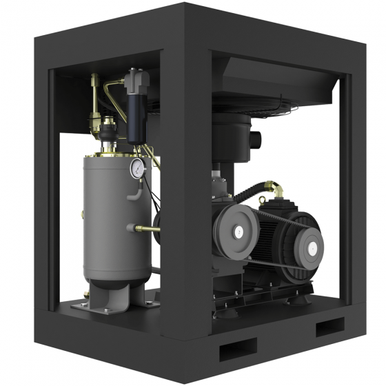 Винтовой компрессор с ременным приводом Harrison HRS-941300 - 10 бар (IP23)