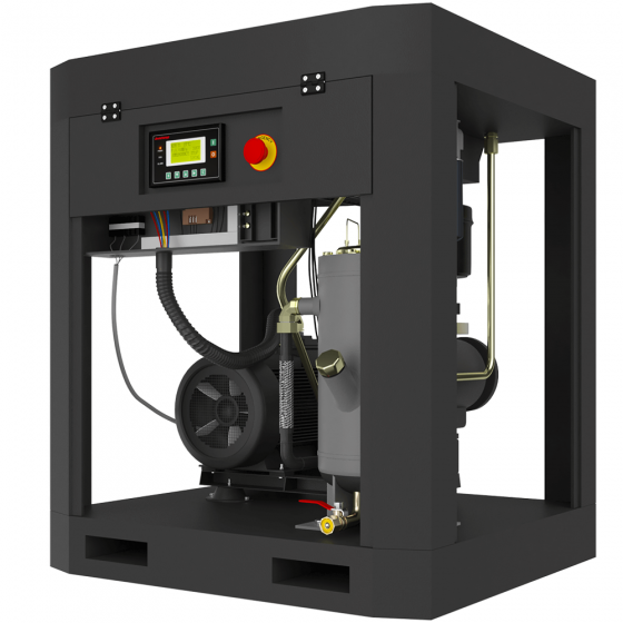 Винтовой компрессор с ременным приводом Harrison HRS-941300 - 10 бар (IP23)