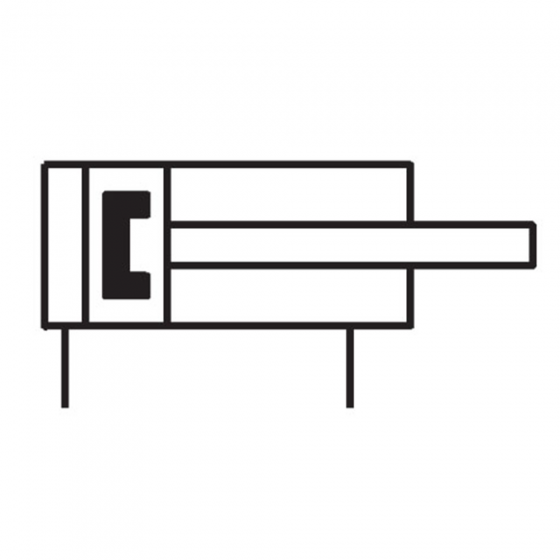 Пневмоцилиндр Camozzi 40M2X160A1200