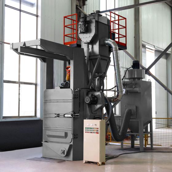 Дробеструйная установка с вертикальной загрузкой HRS-BCV1000T