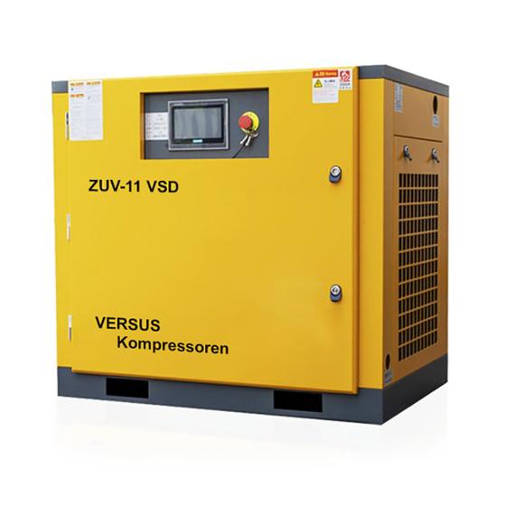 Винтовой компрессор ZUV – 11 VSD 10 бар прямой привод IP 23 D VERSUS Kompressoren