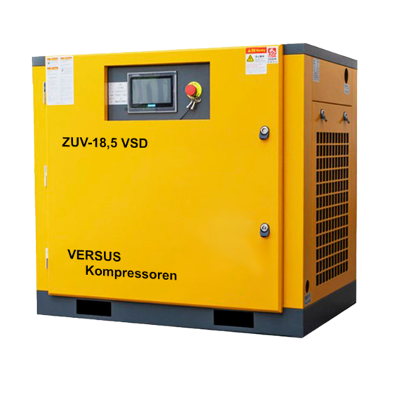 Винтовой компрессор ZUV – 18.5 VSD 8 бар прямой привод IP 54 D VERSUS Kompressoren